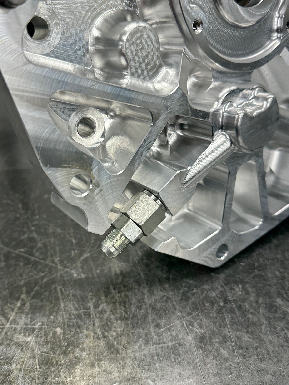 Bowler T-56 Magnum Front Cover with Pump and spray bar - Billet