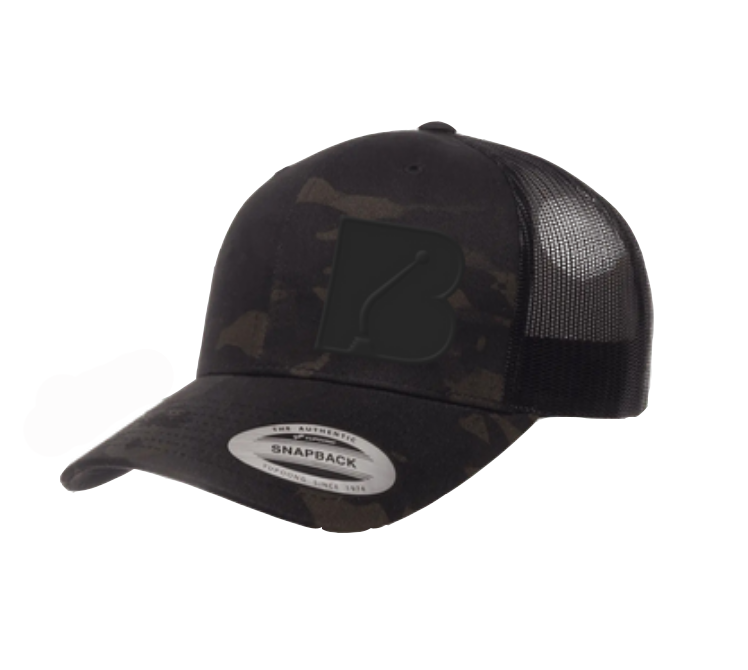 Bowler Trucker Hat Camoflauge