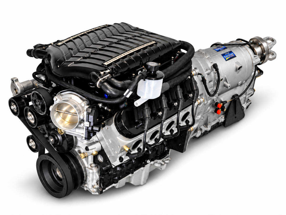 BluePrint 427 C.I. Supercharged LS Engine & Bowler 8HP70 8-Speed Automatic Transmission Package
