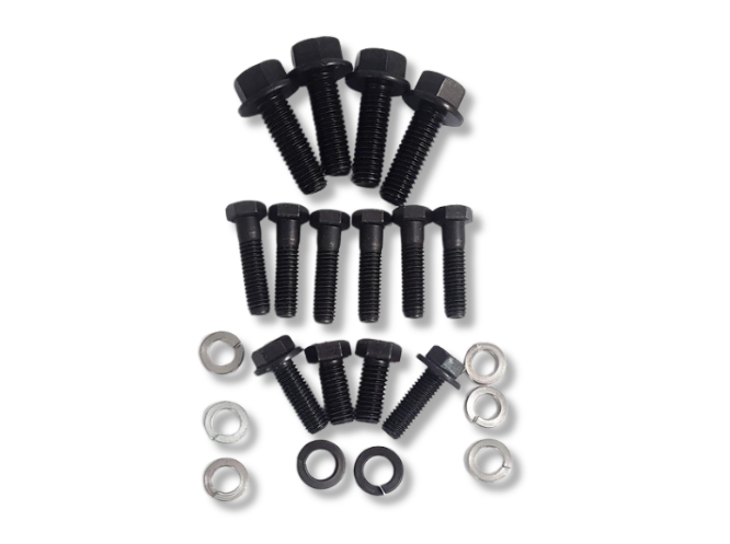 Hardware package for GM SB/BB Aluminum Bellhousing to Tremec TKX, TKO500/600 transmission