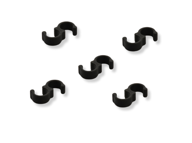 Dual 6AN Hose Organizing Clip (Set of 5)