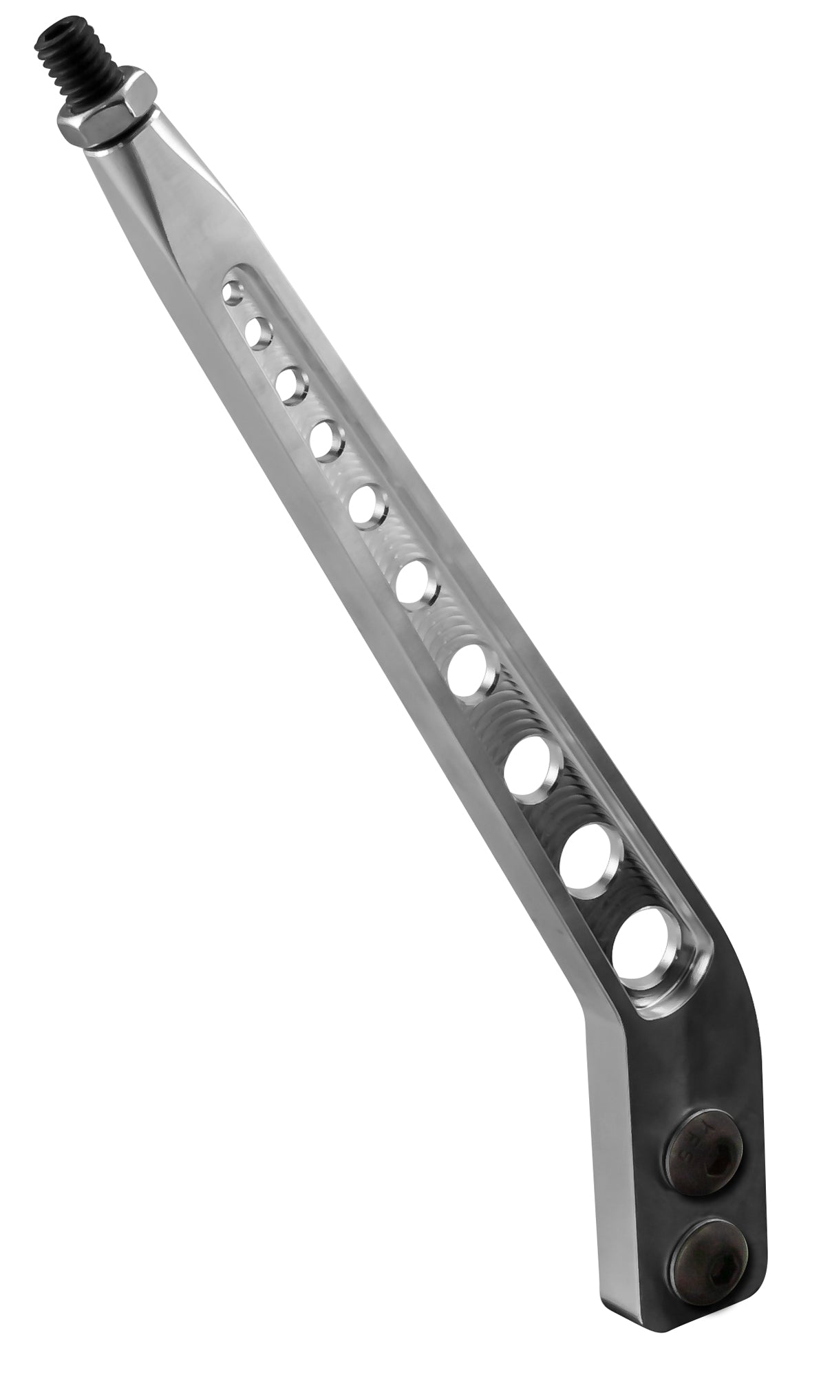 Bowler Billet Aluminum Shift Lever "Multi Hole Style" (10", 30° Kickback)