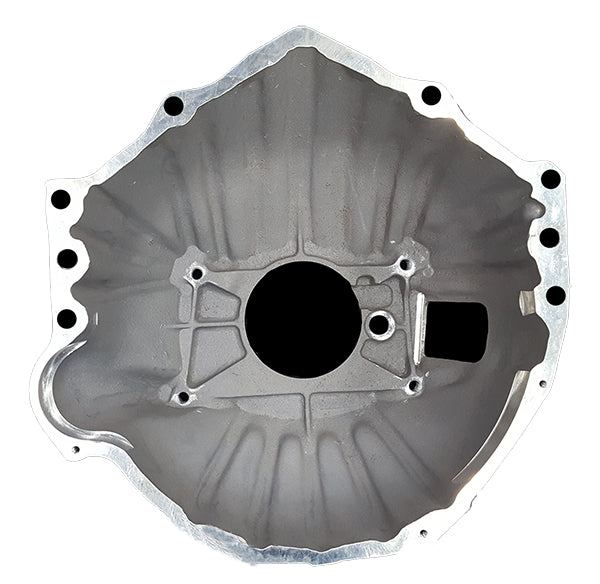 SB/BB GM Aluminum Bellhousing 621 STYLE (168 Tooth) to TREMEC TKX, TKO500/600, Muncie, & Saginaw transmission