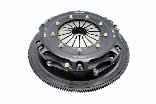 Tilton ST-246 twin disc clutch for 8-bolt crank LS engines up to 850 lb./ft. engine torque