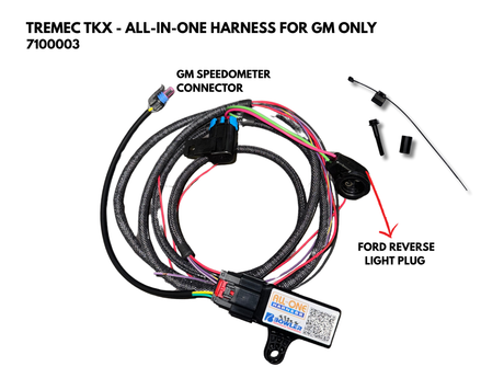 Tremec TKX - All-in-One Harness For GM Only - Perfect for GM Connect and Cruise