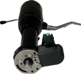 Gear Command column detent kit installed on a steering column with shift lever, sensor housing, and wiring connector attached