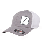 Bowler Trucker Mesh Hat Grey / White