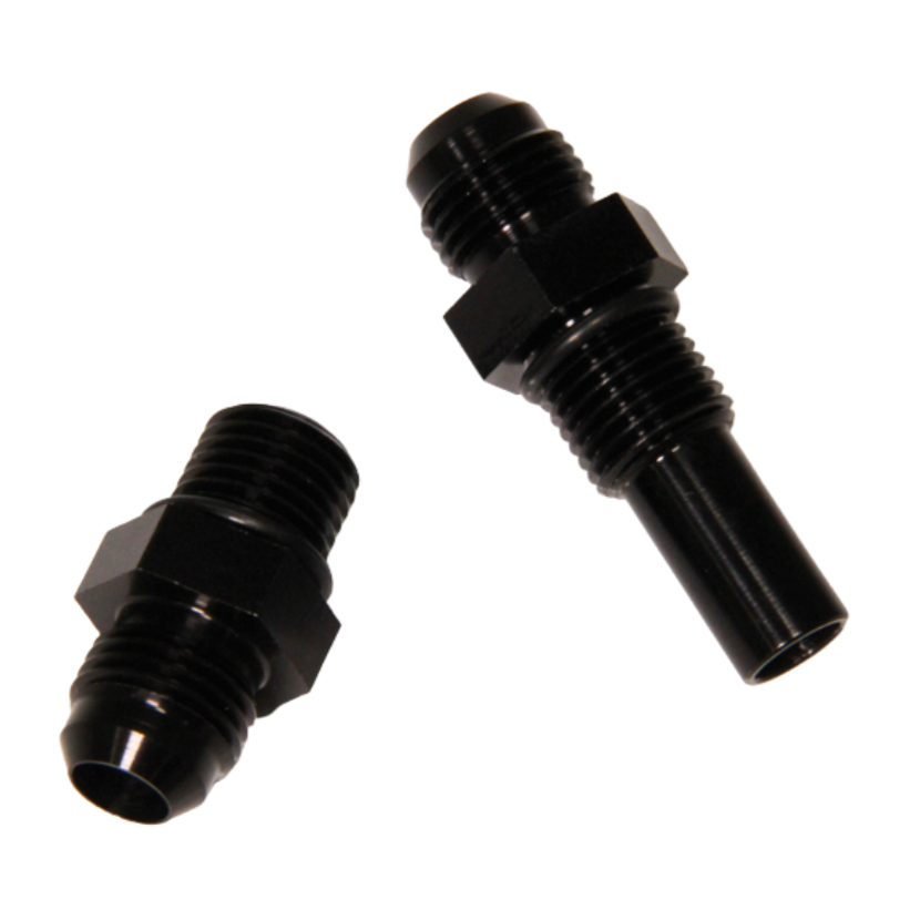 Bowler 4L80-E / 4L85-E Transmission Cooler Line Fitting for 1996 ( and up) 1/4 NSPT threads to -6 AN line fitting