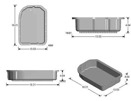 GM 4L80E, 4L85E Deep, Early Transmission Pan