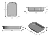 GM 700-R4, 4L60, 4L60E Stock Capacity Transmission Pan