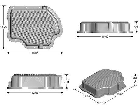 GM Turbo 400 Deep Transmission Pan