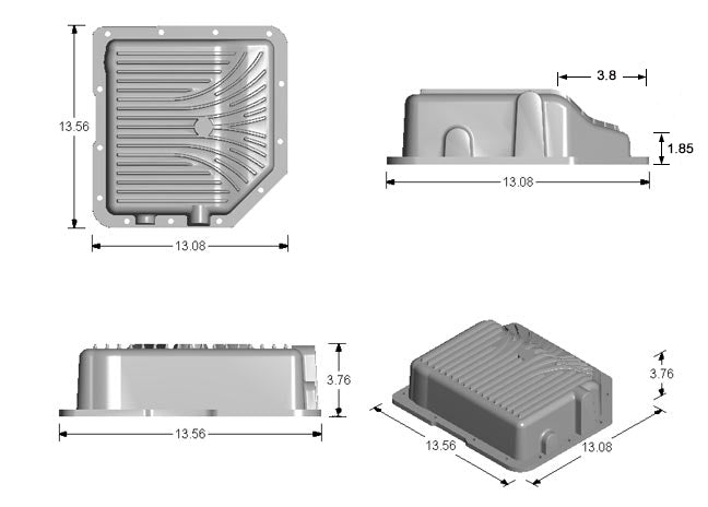 GM Turbo 350 Deep Transmission Pan