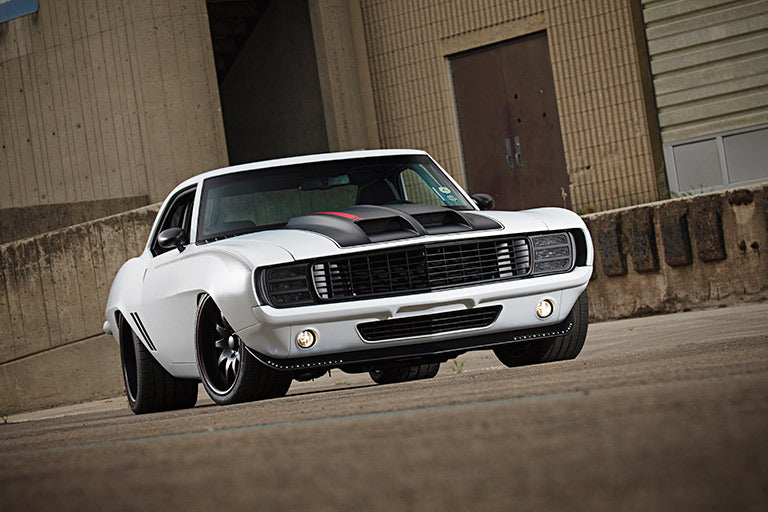 67-69 Camaro with SB or BBC engine and Tremec 5-Speed – Bowler 